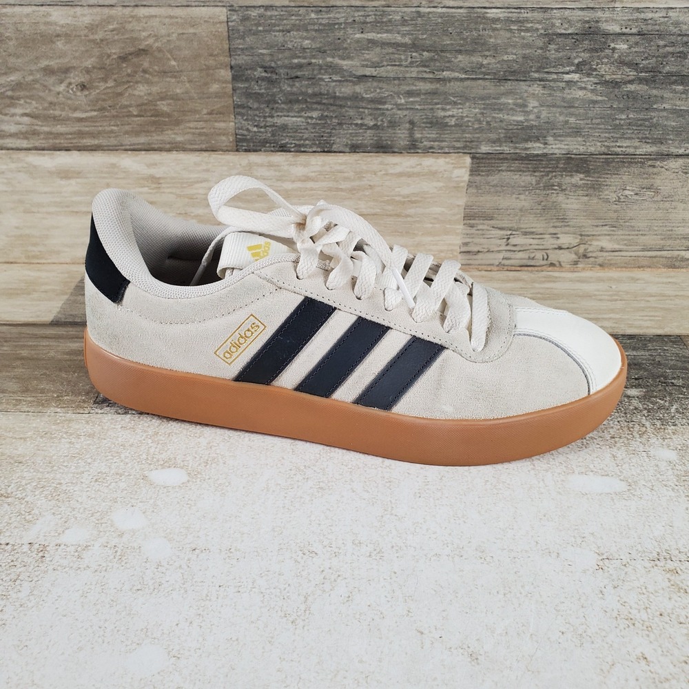 Adidas VL Court 3.0 Womens Shoes Sz 9 Low Top Suede Lace Up Sneakers